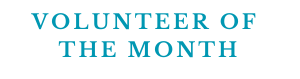 December 2024 Volunteer of Month